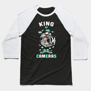 King of Cameras / Camera Lover gift idea Baseball T-Shirt